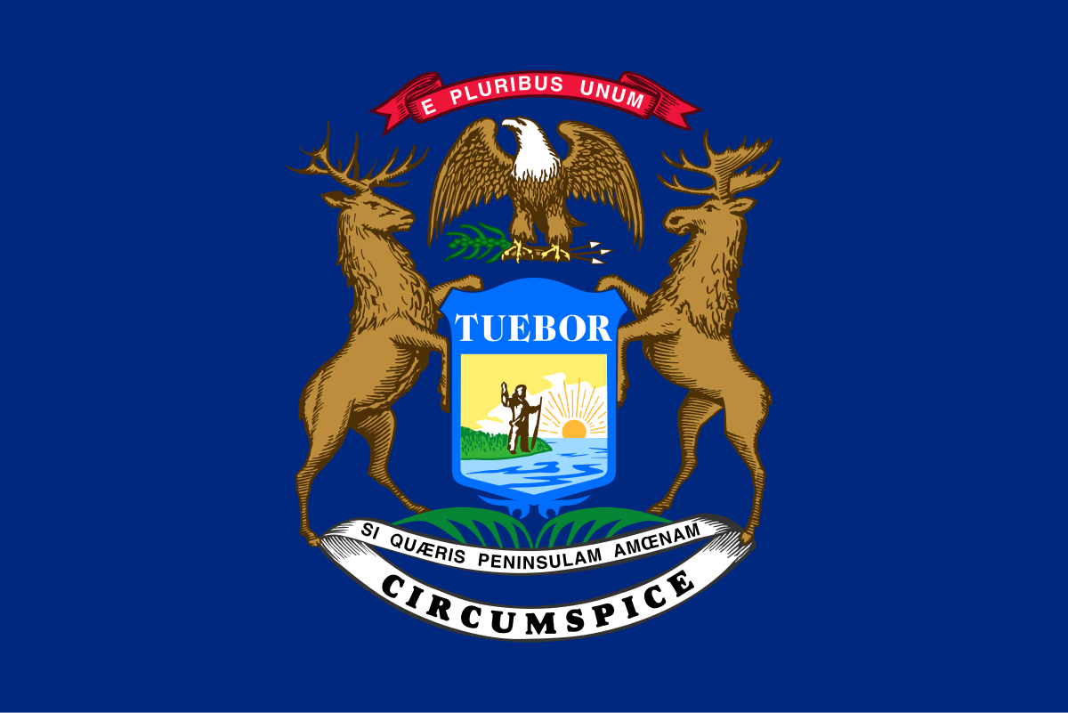 Michigan flag icon